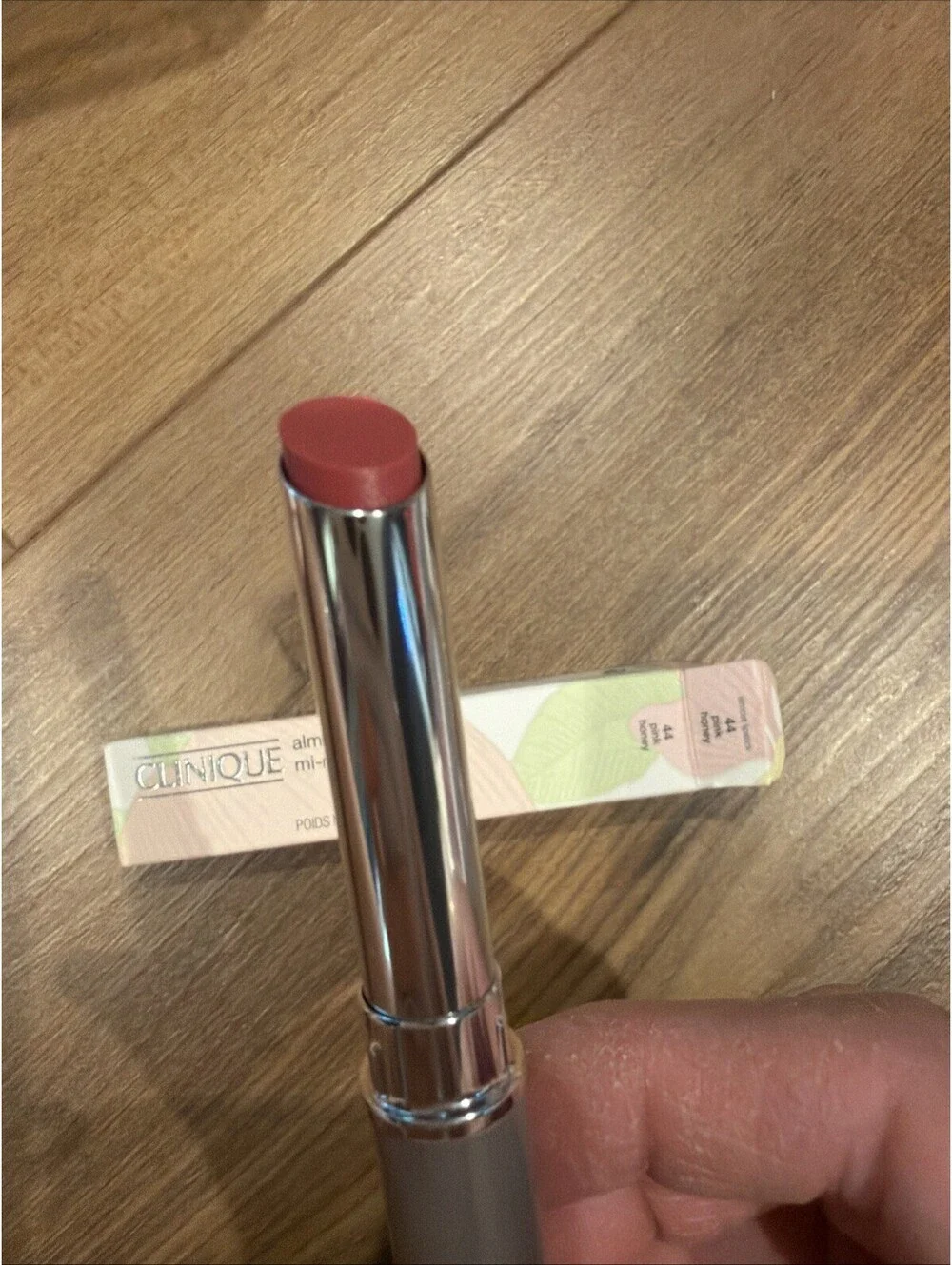 Clinique  Almost Lipstick .06 oz 44 Pink Honey Makeup Top Seller